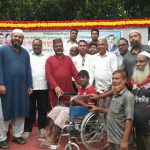 IMG 20261028 WA0009 Noto Post সান্তাহার পৌর যুবদলের যুগ্ম আহবায়ক মাহমুদুল আলমের উদ্যোগে প্রতিবন্ধীদের মাঝে হুইল চেয়ার, সেলাই মেশিন ও ক্রাচ বিতরণ